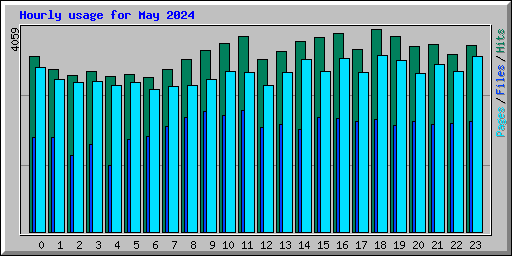 Hourly usage for May 2024